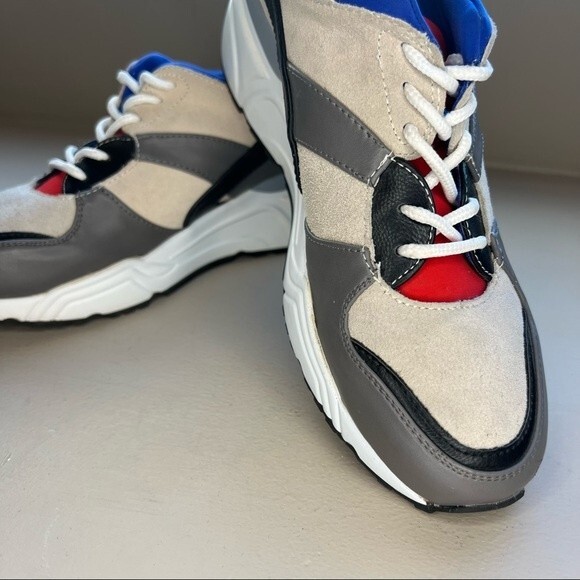 Steve Madden Envoy Multi-Color Chunky Lace Up  Sneaker Shoes  Women’s  8 - Picture 2 of 14